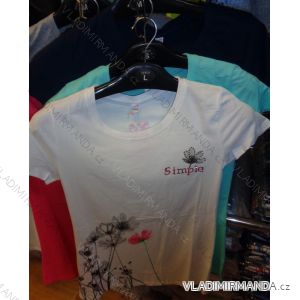 T-shirt short sleeve with glitter ladies (s-xl) ALNWICK WP80501
