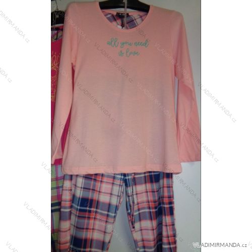 Pajamas long ladies cotton (l-3xl) BENTER 65668
