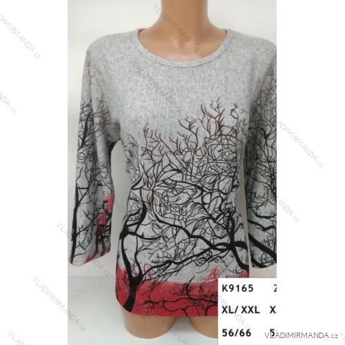 T-shirt long sleeve ladies (l-3xl) ERBOSSI PM118K9165
