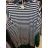 Fashion tunic-strip 3/4, long sleeve ladies (uni sl) LUMINA ITALIAN Fashion IM518019