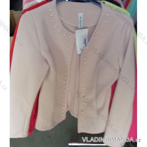 Women's jacket with pearls (uni sl) ITALIAN Fashion IM918084
