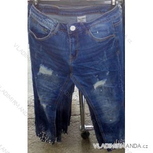 Jeans rifle with long ladies pearls (s-xl) ITALIAN MODA IM718042
