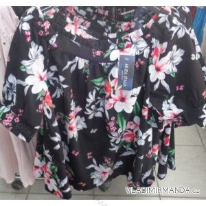 Blouse with floral pattern short sleeve ladies (uni sl) ITALIAN Fashion IM718051
