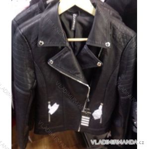 Short jacket imitation leather women's oversized (2xl-6xl) LANMAS ITALIAN MODA IM9182925
