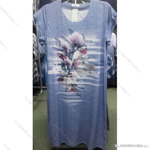 Dress short sleeve ladies (l-3xl) POLSKÁ VÝROBA PM118090
