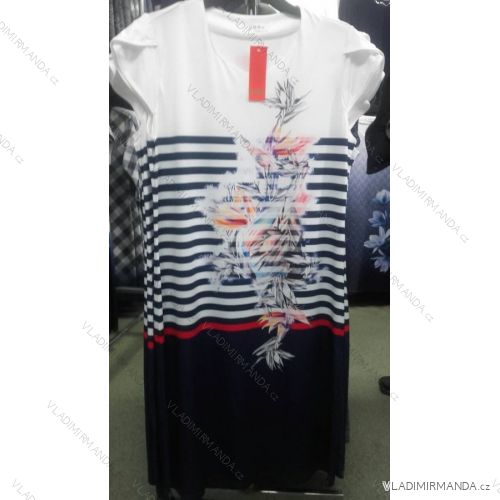 Dress short sleeve ladies (l-3xl) POLSKÁ VÝROBA PM118091
