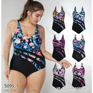 Swimwear one-piece womens oversized (l-4xl) SEFON S095-1
