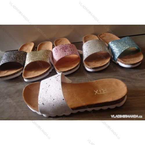 Slippers with ladies glitter (36-41) FOOT ROC187-S101
