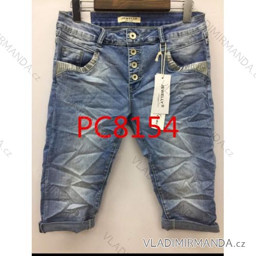 Rifle with sequins 3/4 short women (xs - xl) JEWELLY LEXXURY PC8154
