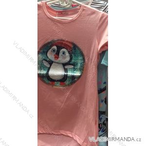T-shirt short sleeve teen girl with sequins (14) SEAGULL CSQ-52038
