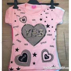 T-shirt short sleeve baby teen girl (128-152) TURKEY WD WD18011
