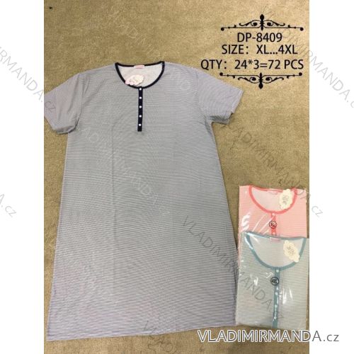 Nightwear short sleeve oversized womens (xl-4xl) VALERIE DREAM DP-8409