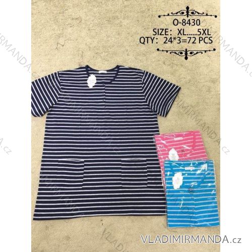 T-shirt short sleeve women's oversized (xl-5xl) VALERIE DREAM O-8430