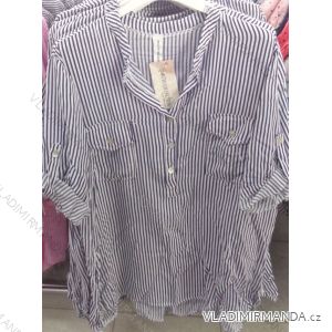 Tunic with stripes 3/4 sleeve (uni sl) ITALIAN MODA IM718122
