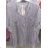 Tunic with stripes 3/4 sleeve (uni sl) ITALIAN MODA IM718122
