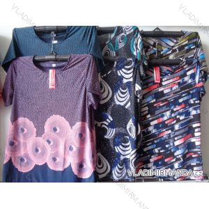 T-shirt short sleeve women (l-3xl) WANDENG B-1258-NSY
