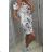 Classic summer women's floral dress (s / m) ITALIAN FASHION IM520098