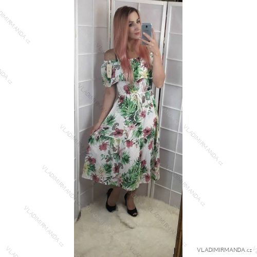 Summer long dress womens (uni sl) ITALIAN Fashion IM918156