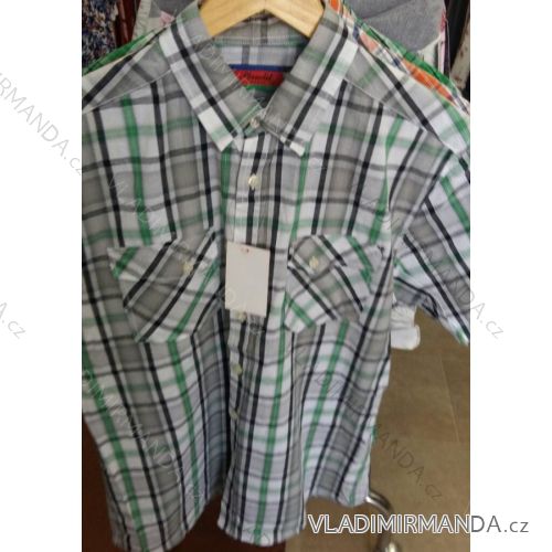 Shirt Short Sleeve Men's Oversized Cotton (m-3xl) PLAUDIT CASUAL 9112331