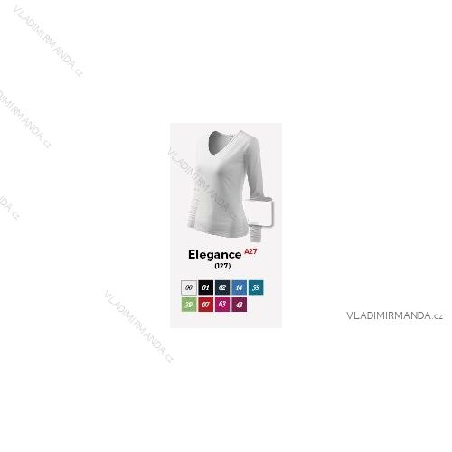 T-shirt elegance long sleeve ladies (m-xxl) ADVERTISING TEXTILE A28E
