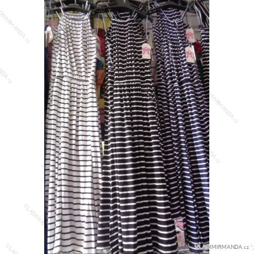 Dress long long women's strip (uni sl) ITALIAN Fashion IM918188
