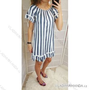 Summer Dress Ladies Short Sleeve Strap (uni sl) ITALIAN Fashion IM918213
