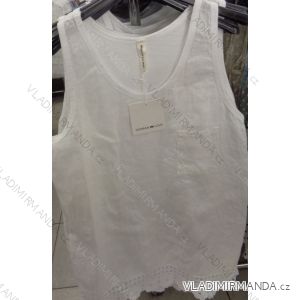Sleeveless tunic with sleeves summer ladies with lace (uni sl) ITALIAN Fashion IM718212
