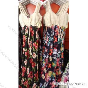 Dress long ladies flowers (uni sl) ITALIAN MODA IM718235
