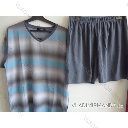 Pajamas short complete summer men's cotton (3xl-6xl) AK8351
