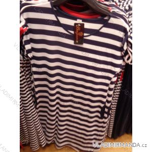 Dress Short Sleeve Strip Ladies (l-2xl) POLSKá VÝROBA PM218002
