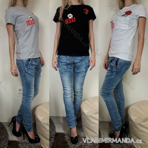 T-shirt short sleeve womens (sl) ITALIAN MODA IMSJ141