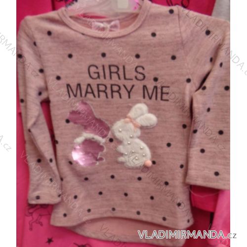 T-shirt short sleeve with sequins children's (98-128) SAD TURKEY MODA TM218CH-5276