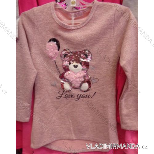 T-shirt short sleeve with sequins children's (98-128) SAD TURKEY MODA TM218CH-5275
