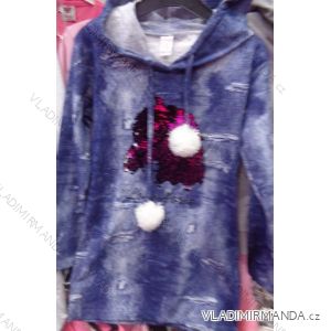 Long Sleeve Sweatshirt and Hooded Little Teenage Girl (128-164) TUZZY TURKEY MODA TM218131
