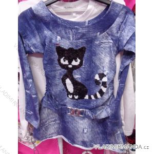 T-shirt short sleeve with sequins children's (116-128) TUZZY TURKEY MODA TM218134
