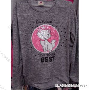 Warm Long Sleeve T-Shirt with Baby Girls (140-176) TUZZY TURKEY MODA TM218149
