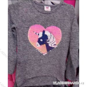 T-shirt warm long sleeve with sequins children's (98-128) TUZZY TURKEY MODA TM218150
