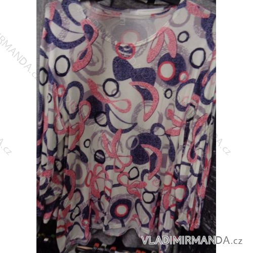 T-shirt tunic 3/4 long sleeve ladies (l-3xl) POLSKá móda PM118195