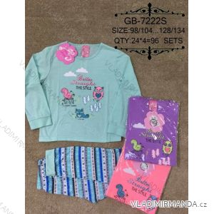 Pajamas Long Girls Cotton Girls (98-134) N-FEEL GB-7222S
