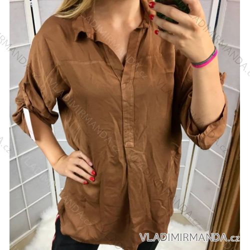 Women's long sleeve shirts (44-52) ITALIAN Fashion IM918235