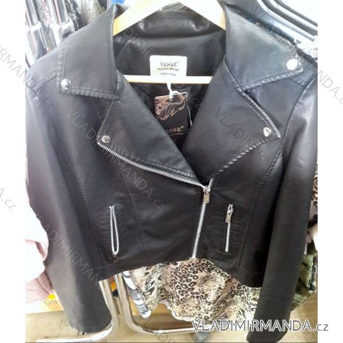 Jacket leatherette ladies (xl-5xl) VOPSE ITALIAN Fashion IM918V2728