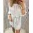 Dress siphon with exposed shoulders womens (uni sl) ITALIAN Fashion IM918247

