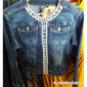 Jacket with pearl ladies (s-2xl) M. SARA JEANS A1162
