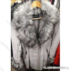 Coat / jacket abrasive leatherette women (s-2xl) DDSTYLE ITALIAN Fashion IM918RFW5408 / B
