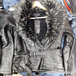 Leatherette leatherette jacket with fur (s-2xl) VOPSE ITALIAN MODE IM918F666
