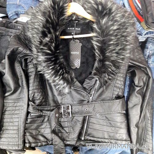 Leatherette leatherette jacket with fur (s-2xl) VOPSE ITALIAN MODE IM918F666