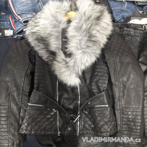 Leatherette leatherette jacket with fur (s-2xl) VOPSE ITALIAN Fashion IM918F691