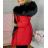 Coat winter park with fur women KZELL ITALIAN MODA 8135K-C