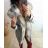 Coat winter park with fur women's shiny K-ZELL FASHION KZE198103SILVER