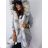 Coat winter park with fur women's shiny K-ZELL FASHION KZE198103SILVER